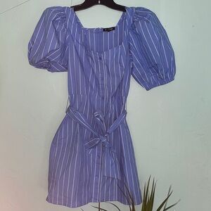 Express Blue Mini Dress Size XSmall